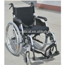 Aluminum folding removable arm type and detachable leg rest wheelchair BME4636